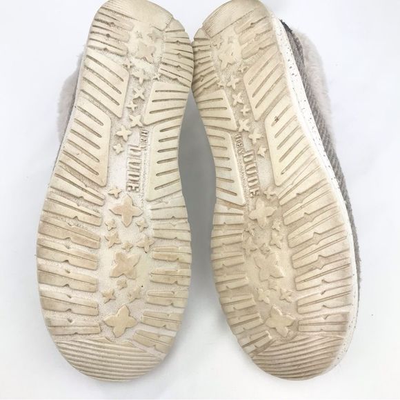 Hey Dude BRITT Tan Tweed Leopard Heel Fur Lined Lace Up Shoes - Picture 9 of 13